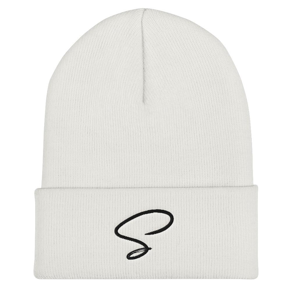 Bonnet blanc au logo noir - Saurein