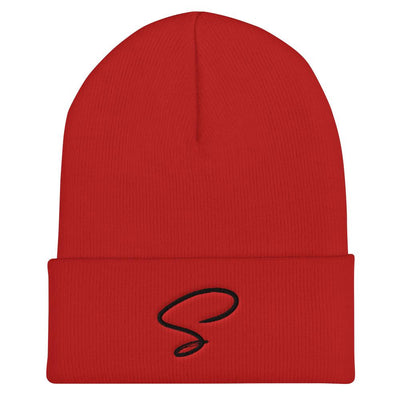 Bonnet rouge au logo noir - Saurein