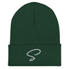 Bonnet vert au logo argenté - Saurein