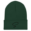 Bonnet vert au logo noir - Saurein