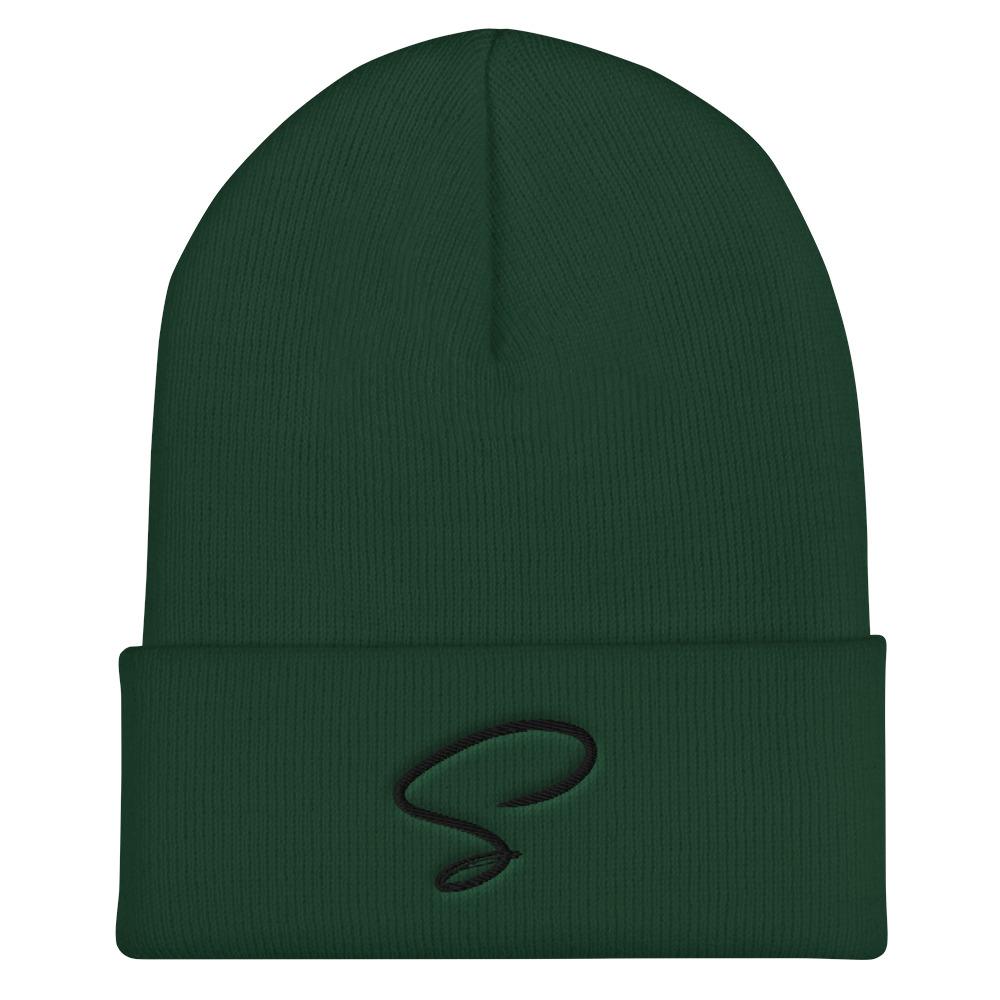 Bonnet vert au logo noir - Saurein