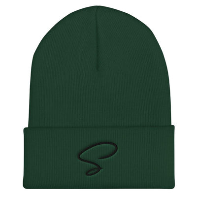 Bonnet vert au logo noir - Saurein