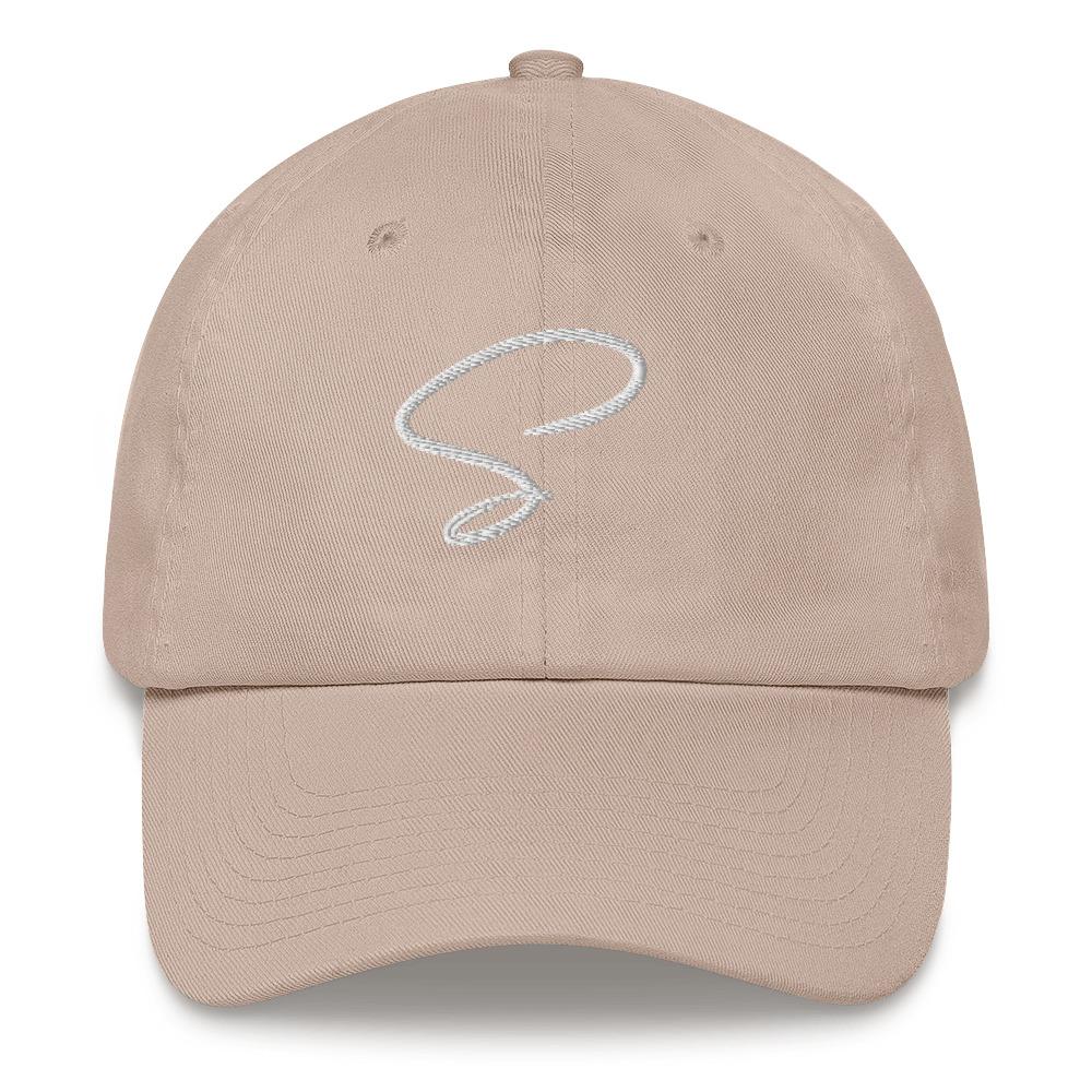 Casquette beige au logo argenté - Saurein