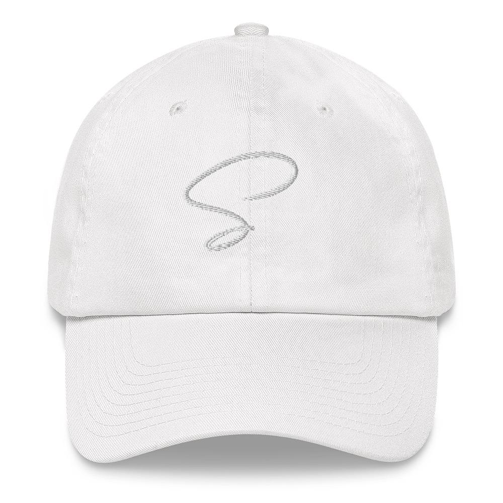 Casquette blanche au logo argenté - Saurein