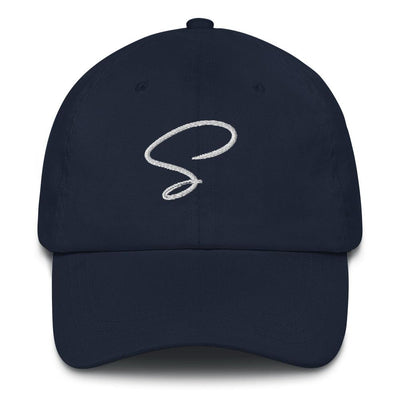 Casquette bleu foncé au logo argenté - Saurein