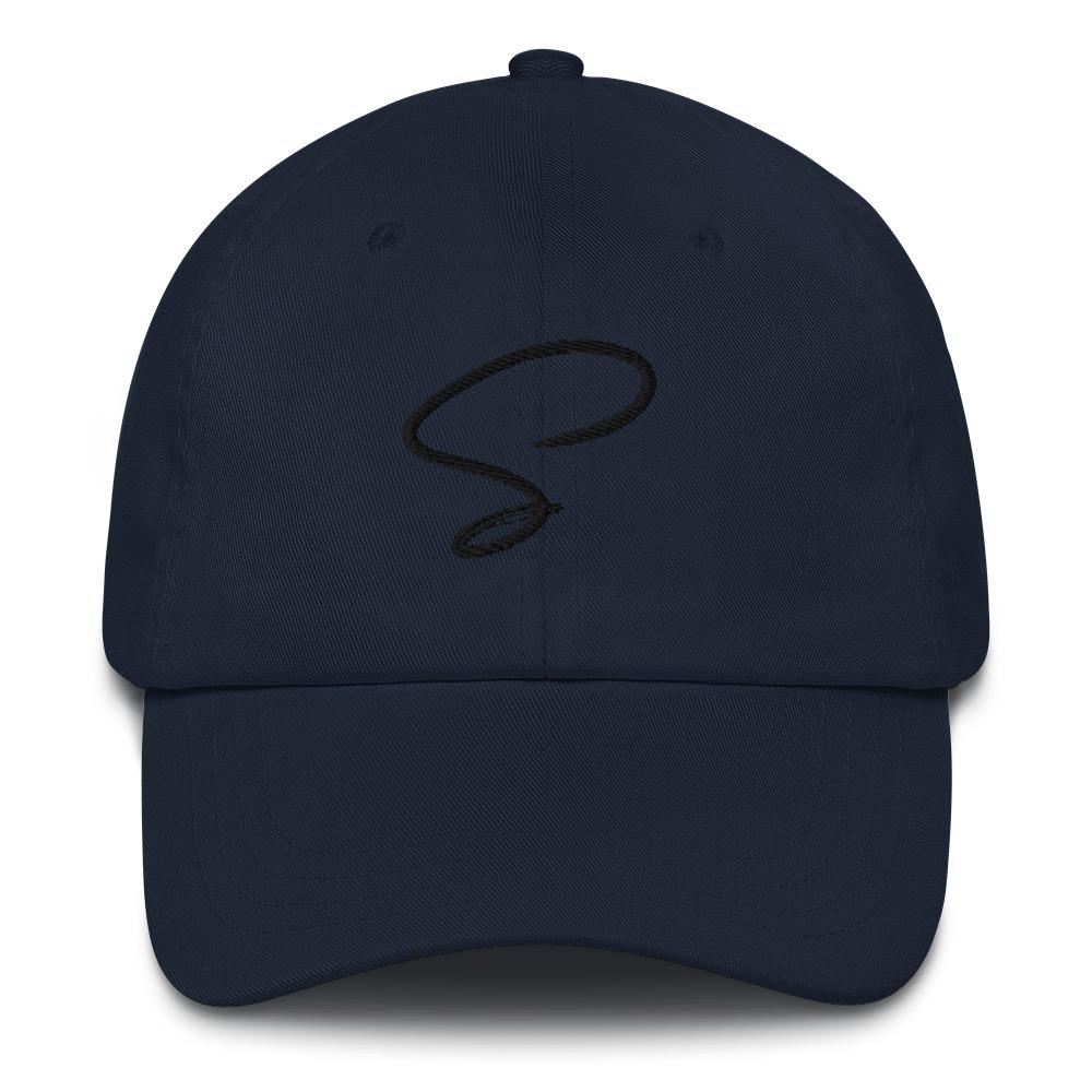 Casquette bleu foncé au logo noir - Saurein