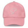 Casquette rose au logo argenté - Saurein