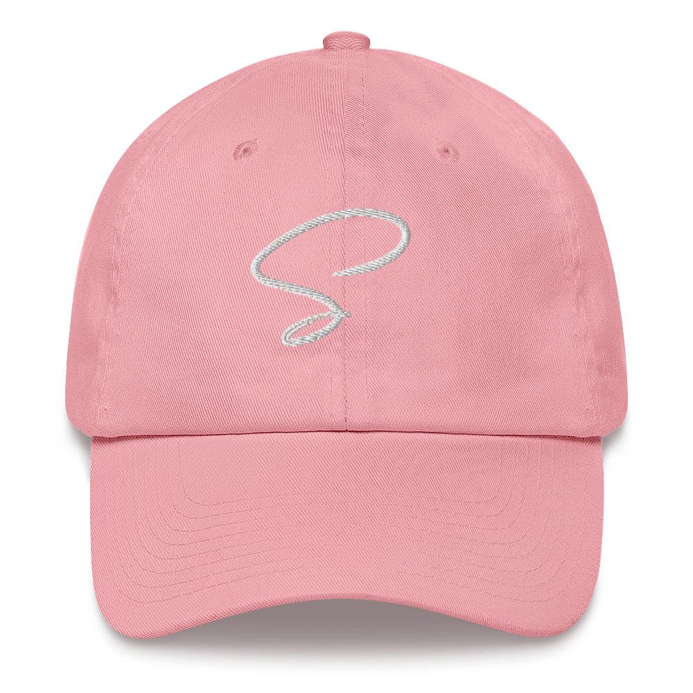 Casquette rose au logo argenté - Saurein
