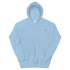 Sweat bleu ciel à capuche - Saurein