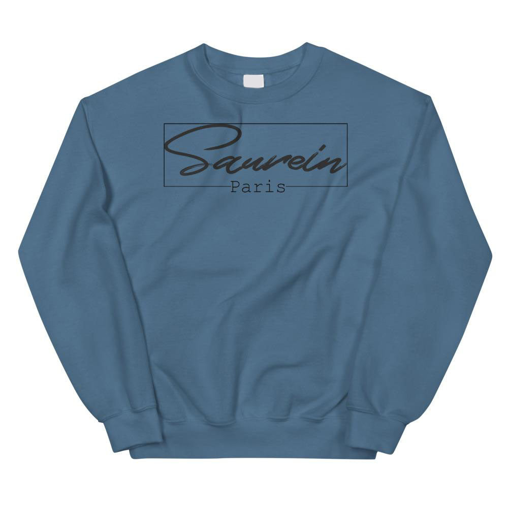 Sweat bleu indigo Saurein Paris boxed - Saurein