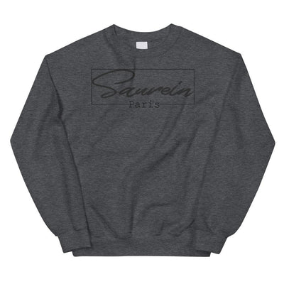 Sweat gris foncé Saurein Paris boxed - Saurein