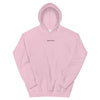 Sweat rose à capuche Saurein Paris brodé - Saurein