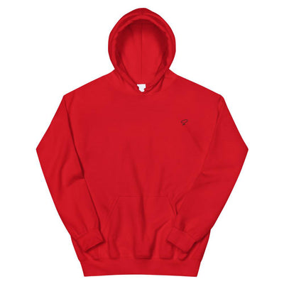 Sweat rouge à capuche - Saurein