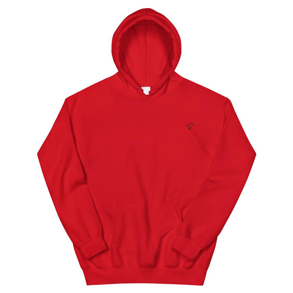 Sweat rouge à capuche - Saurein