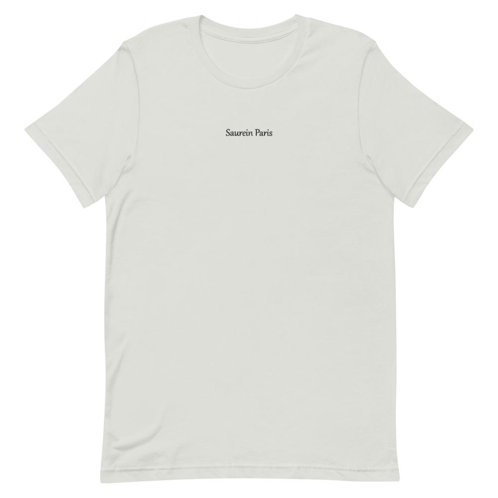 T-shirt argenté Saurein Paris brodé - Saurein