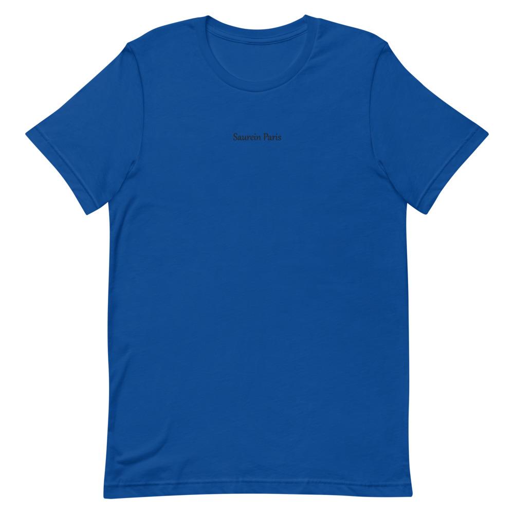 T-shirt bleu Saurein Paris brodé - Saurein