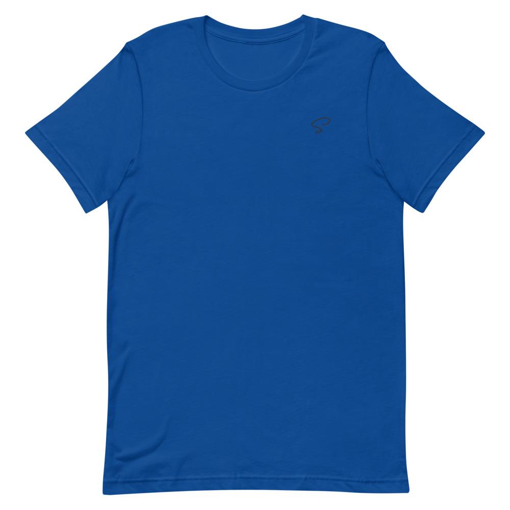T-shirt bleu à col rond - Saurein
