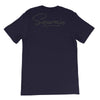 T-shirt bleu marine à marquage Saurein