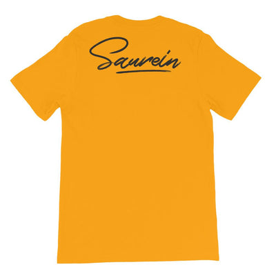 T-shirt orange à marquage Saurein