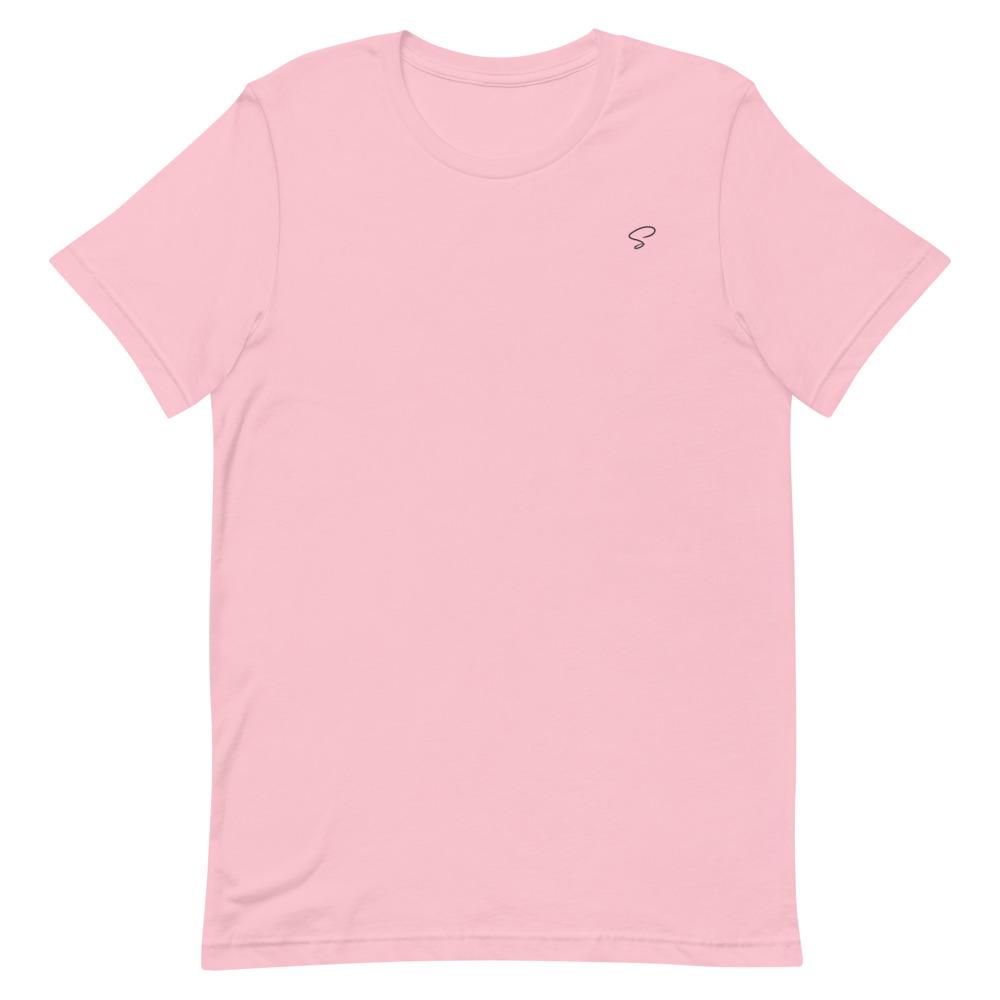 T-shirt rose à col rond - Saurein