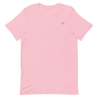 T-shirt rose à col rond - Saurein