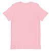 T-shirt rose à col rond logo argenté - Saurein