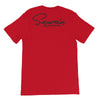T-shirt rouge à marquage Saurein