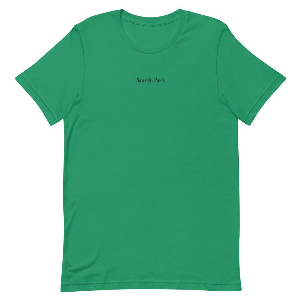 T-shirt vert Saurein Paris brodé - Saurein