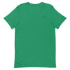 T-shirt vert à col rond - Saurein