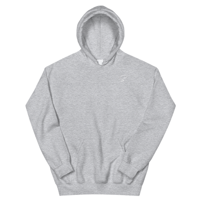Sweat à capuche gris logo argenté - Saurein