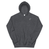 Sweat à capuche gris foncé logo argenté - Saurein